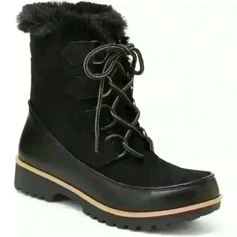 JBU by Jambu Brunswick Weather Ready‎ Mid Calf Boot Black Sz 9